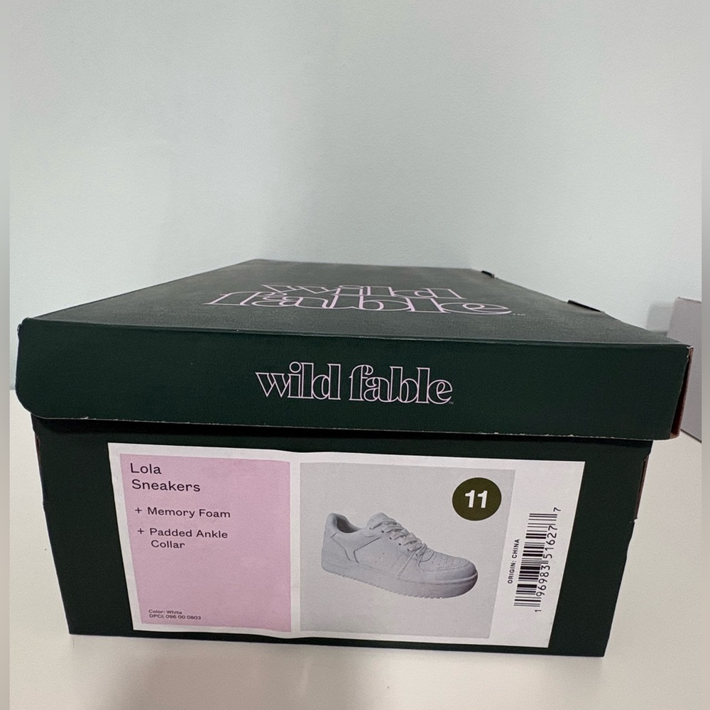 WILD FABLE | Lola Sneakers | White | Memory Foam | NEW | Women’s Size 11 | - Picture 9 of 10